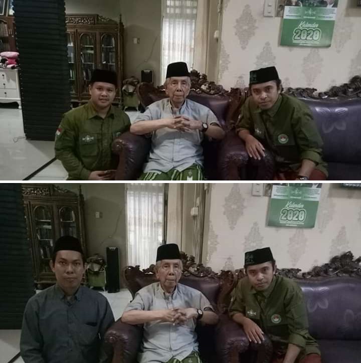 Pejuang Islam Nusantara Sulsel, Minta Doa Restu AGH Sanusi Baco 