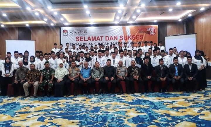 KPU Medan, Diapresiasi MUI Karena Seleksi PPK dengan Transparan