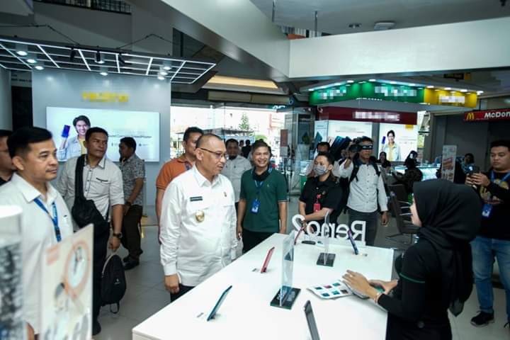 Akhyar Cek Ketersediaan Hand Sanitizer dan Alat Thermoscan di Plaza Millennium ICT Center