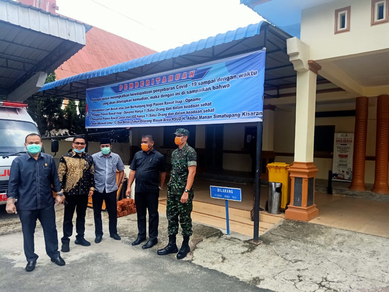 Anggota DPRD Sumut Santoso Sidak Kesiapan RSUD HAMS Kisaran Menghadapi Covid-19