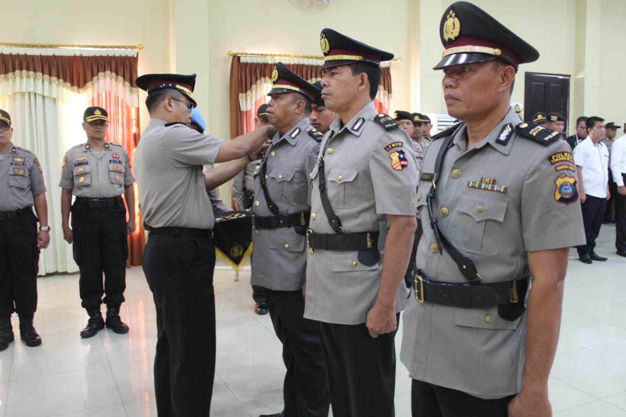 Kapolres Madina, Pimpin Sertijab Kasat Intelkam dan Kapolsek Panyabungan Selatan