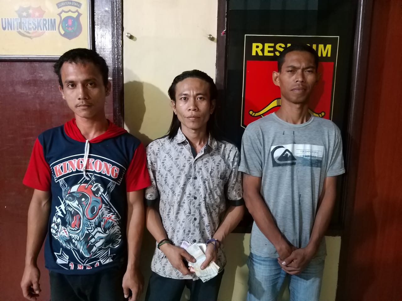 Polsek Tanjung Morawa, Amankan 3 Pelaku Pungli