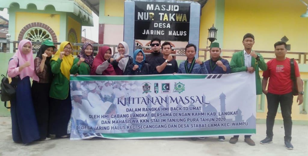HMI dan KAHMI Langkat, Gelar Khitanan Massal untuk Umat