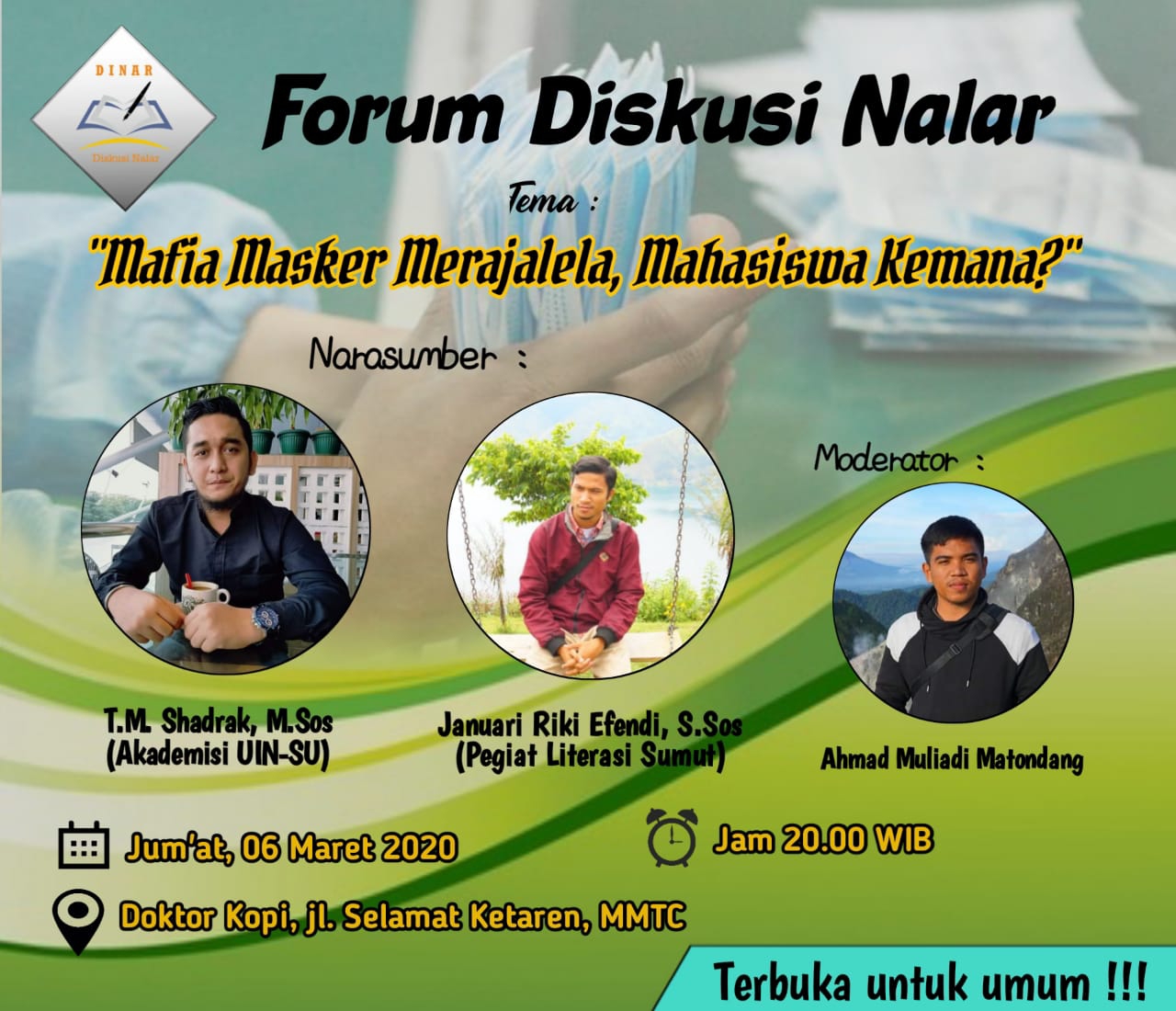 Mafia Masker Merajalela, Mahasiswanya Kemana?