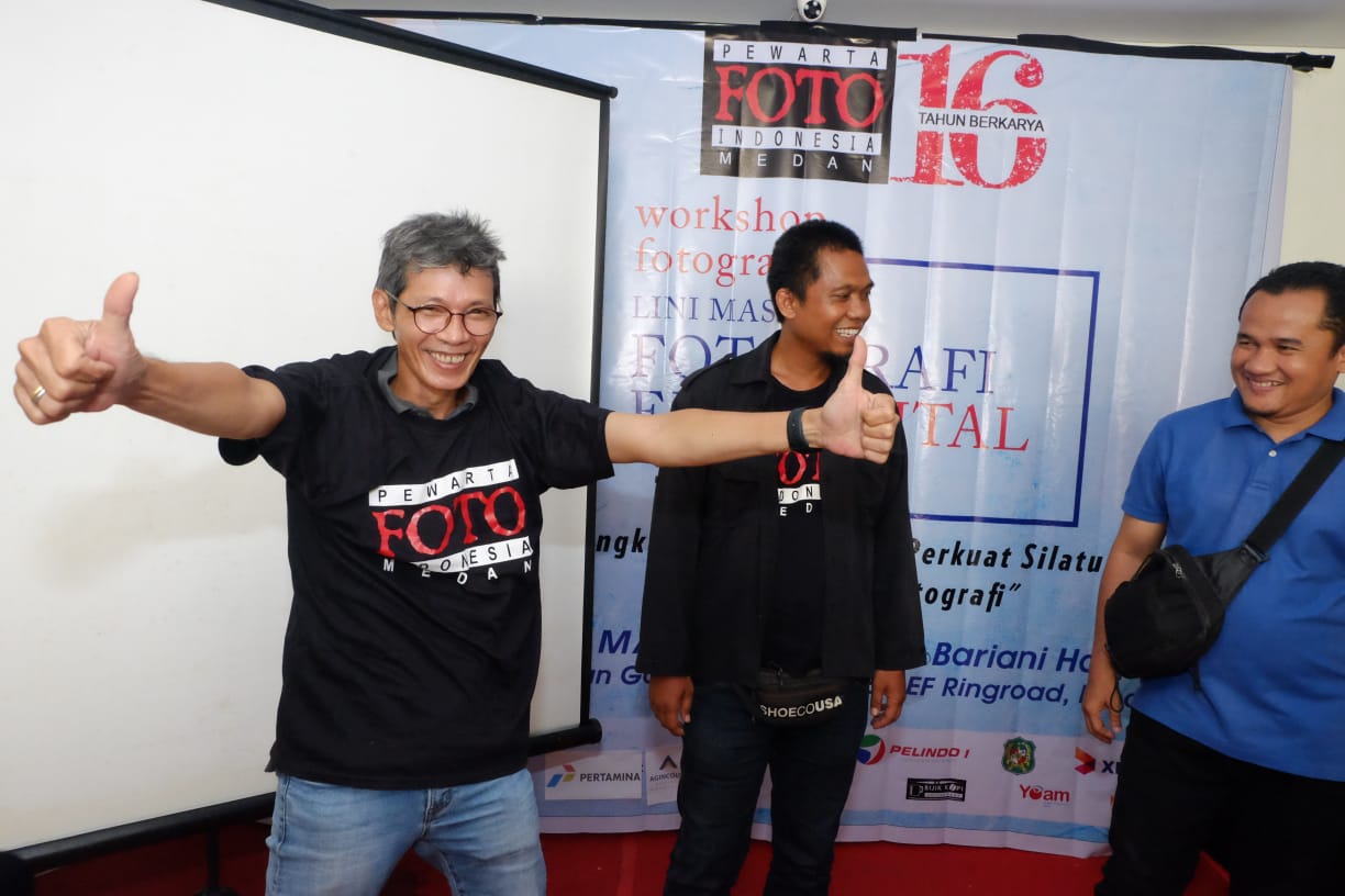 HUT Ke-16 PFI Medan, Belajar Visual Jurnalisme ala Eddy Hasby
