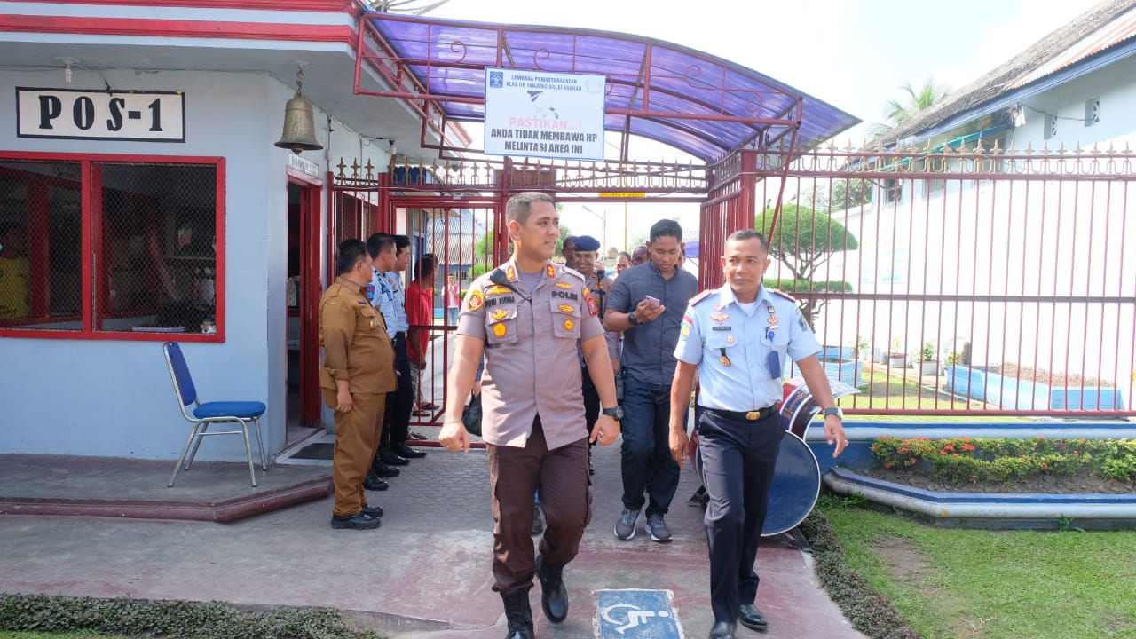 Kapolres Tanjung Balai, Kunker Menjalin Kerjasama dengan Ka Lapas Kelas II B