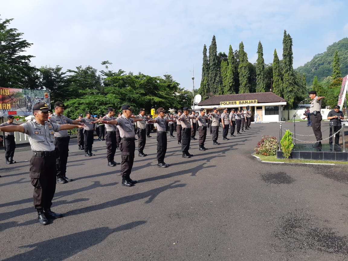 Kapolres Banjar: Senam AW S3 Memelihara Kesehatan Fisik