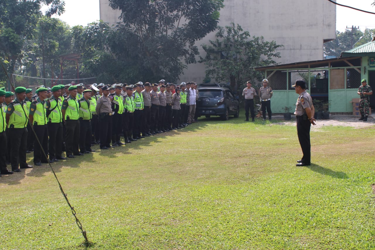 Pengamanan Jalur Lalulintas Raja dan Ratu Belanda, Polres Sergai dan Kodim 0204/DS Apel Bersama