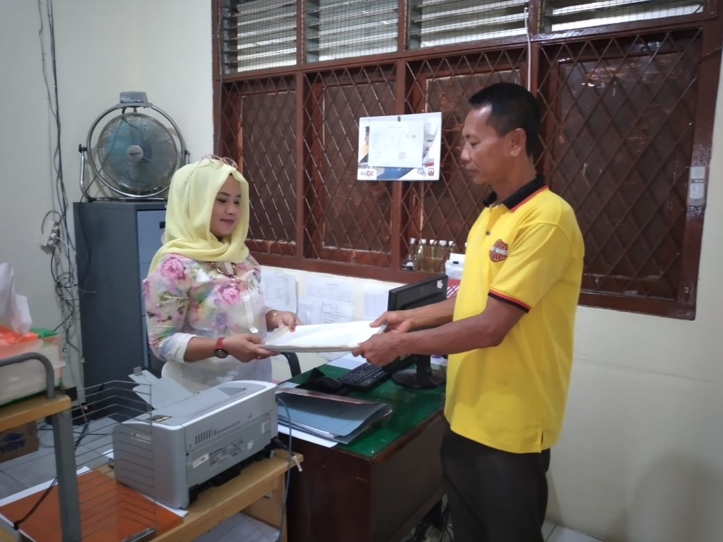 KPU Asahan, Terima Berkas Calon Sekretariat PPS Pulo Bandring