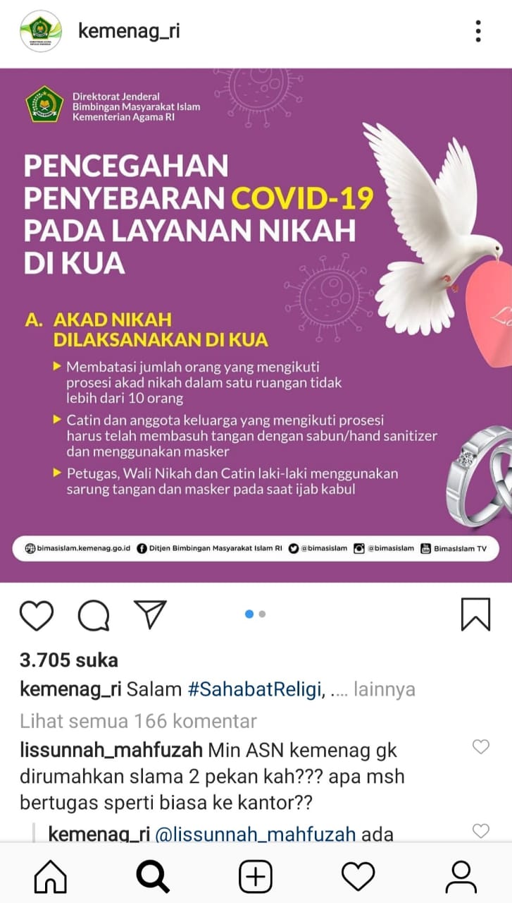 Akad Nikah Diperbolehkan, Asal Calon Pengantin Pakai Sarung Tangan