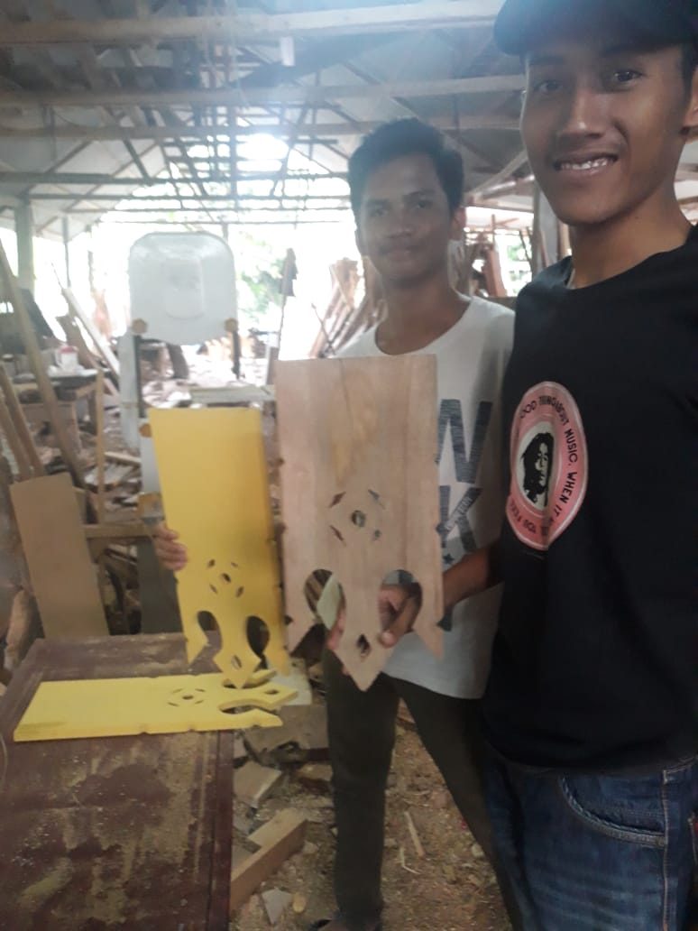 PB MBN Langkat, Kunjungi Usaha Papan Lisplang Melayu