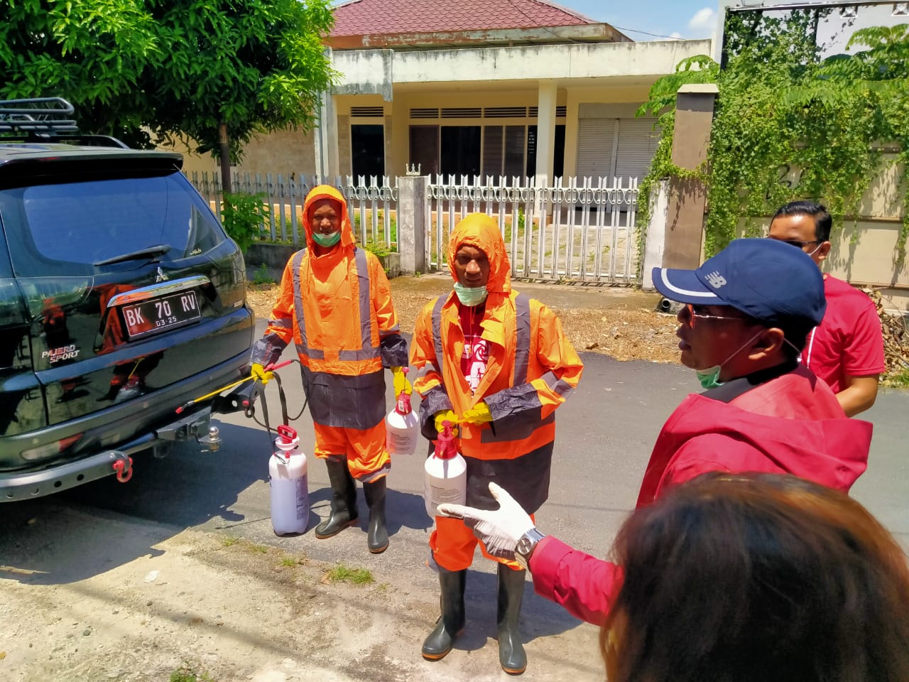 PSI Medan, Lakukan Penyemprotan Disinfectant dan Bagi Sabun Gratis
