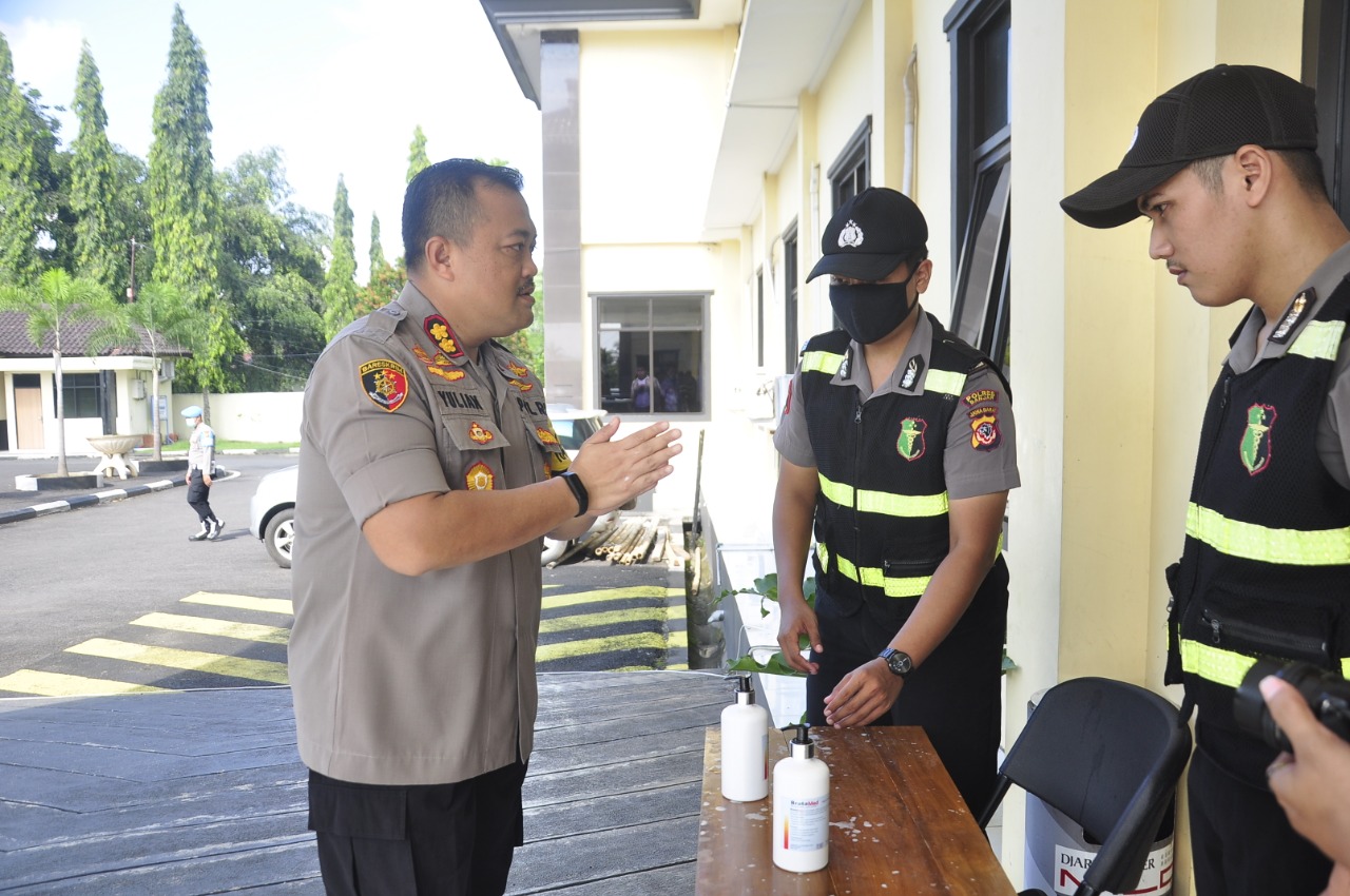 Cegah Penyebaran Pandemi Corona, Polres Banjar Siapkan Disinfektan Chamber