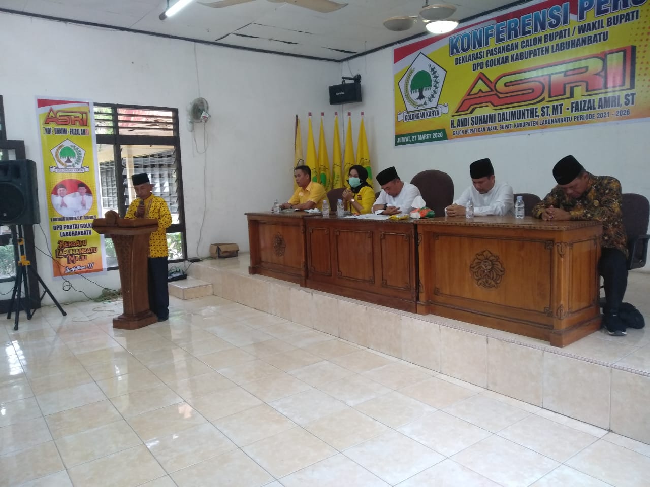 Haus Kekuasaan, Pasangan Ini Nekat Deklarasi Ditengah Wabah Virus Corona