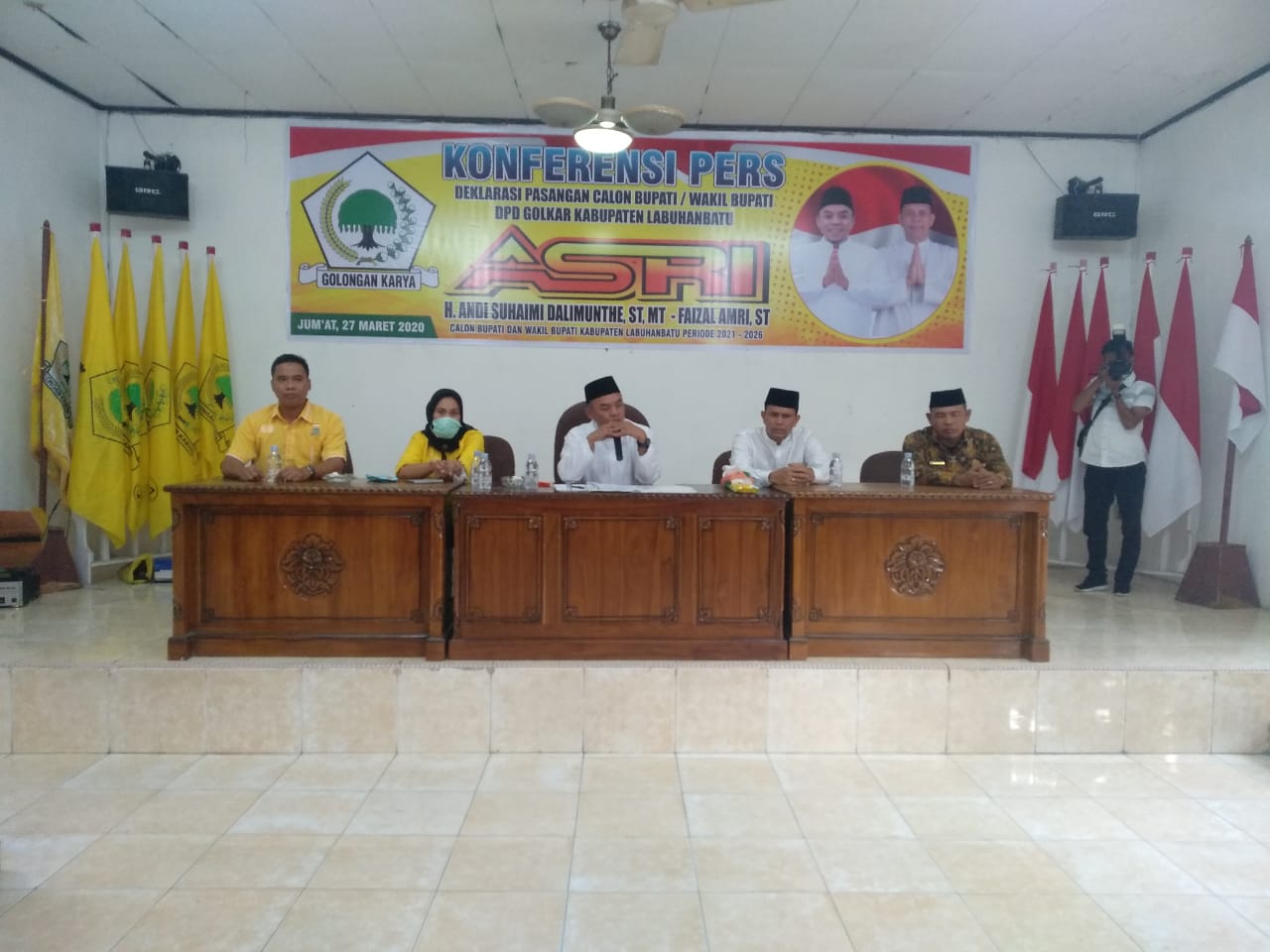 Haus Kekuasaan, Pasangan Ini Nekat Deklarasi Ditengah Wabah Virus Corona