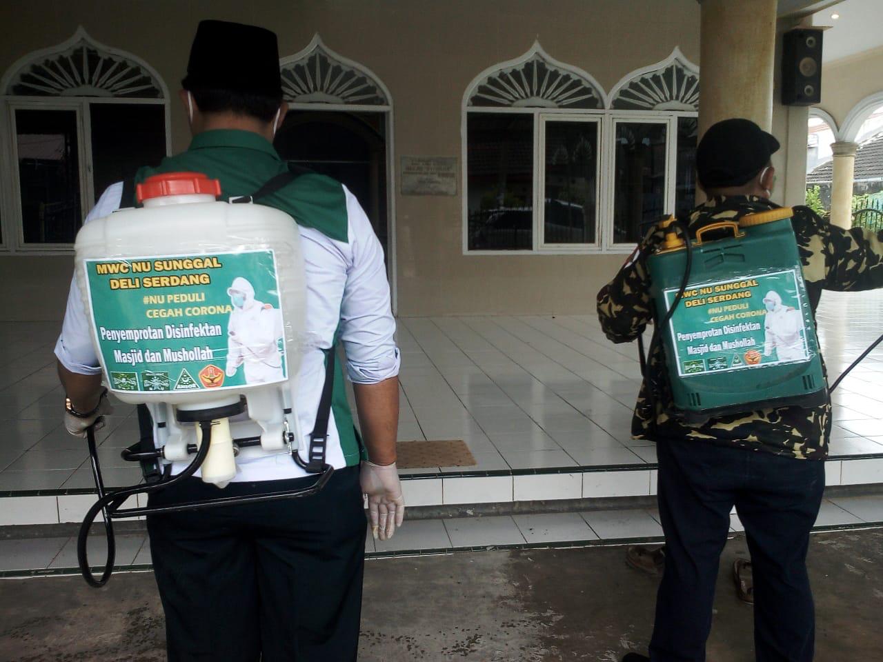 MWC NU Sunggal Deliserdang dan Banom, Memerangi Virus Covid-19