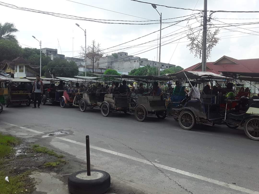 Viralnya Tukang Becak Dikumpul di Rumah Dinas Walikota Tanjung Balai, Di Tengah Pandemi Corona