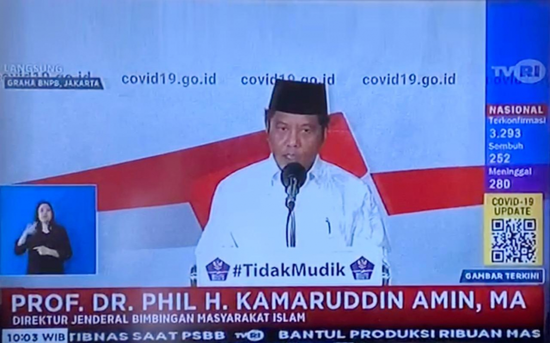 Cegah Penyebaran Covid-19, Umat Muslim Diimbau Tarawih dan Tadarus di Rumah