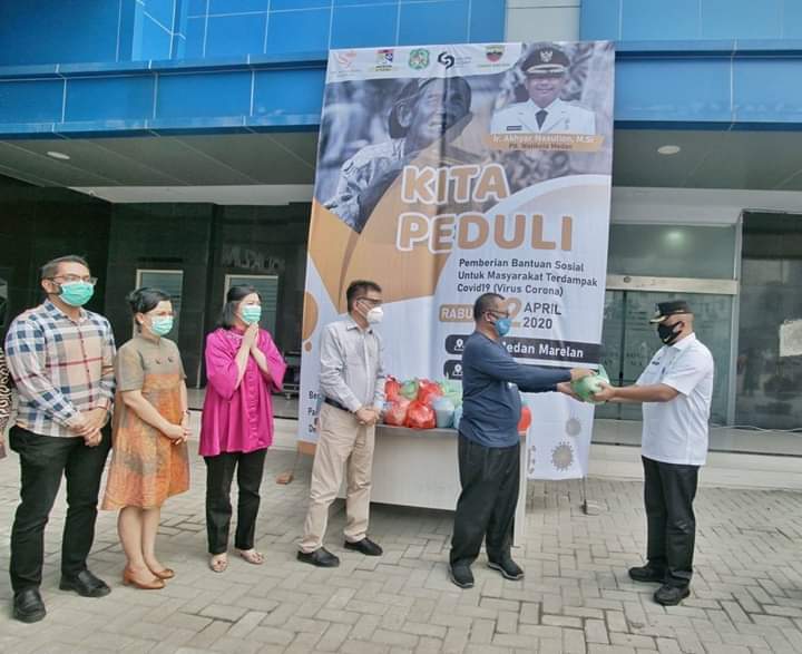 Akhyar Terima 1000 Paket Sembako dari RS Royal Prima