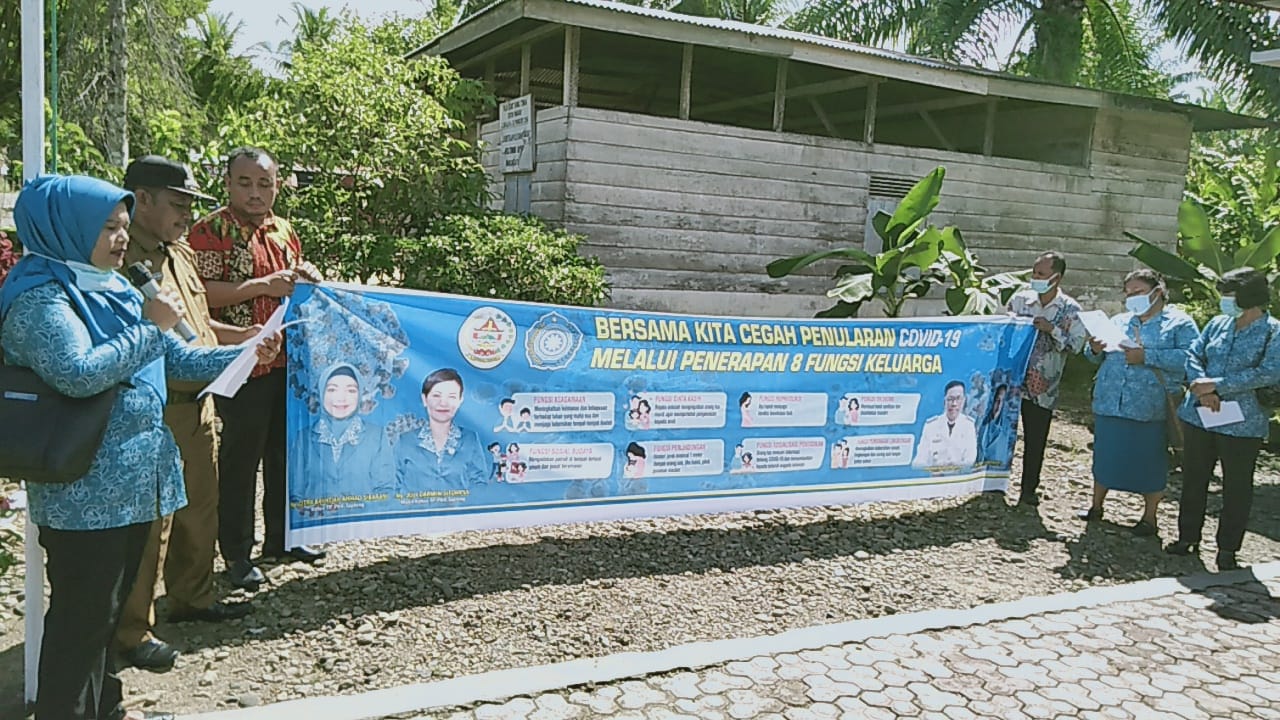 TP-PKK Pinangsori Himbau Masyarakat Bersama Memutus Mata Rantai Corona