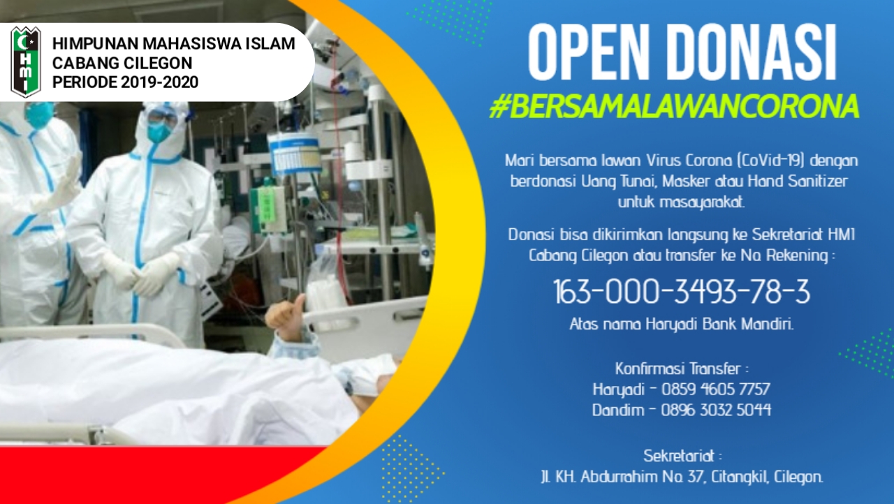 HMI Cabang Cilegon, Semprot Disinfektan untuk Cegah Covid-19