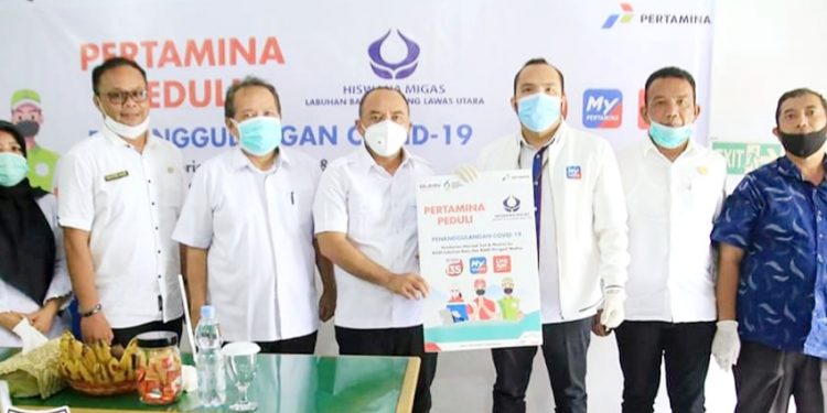 RSUD Rantauprapat, Dapat Bantuan 100 APD dari Pihak Pertamina