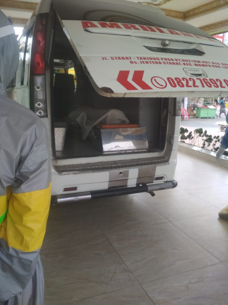 Satu PDP Warga Langkat, Diantar ke RS GL Tobing Tanjung Morawa