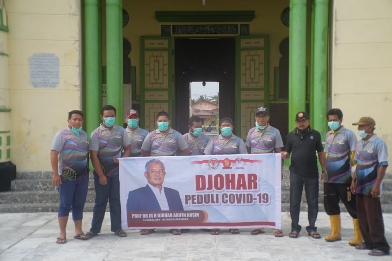 Antisipasi Penyebaran Covid-19, Djohar Arifin Adakan Bakti Sosial