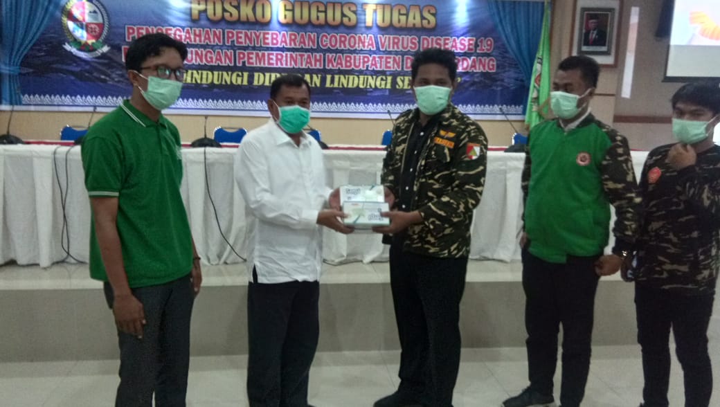 GP Ansor Sumut, Bantu Masker ke Masyarakat Tanggap Covid-19