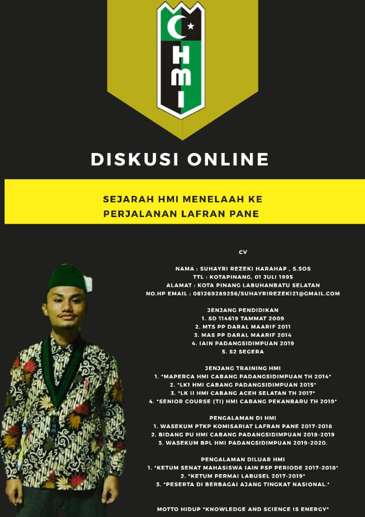 Kader HMI se Indonesia, Telaah Perjalanan Lafran Pane