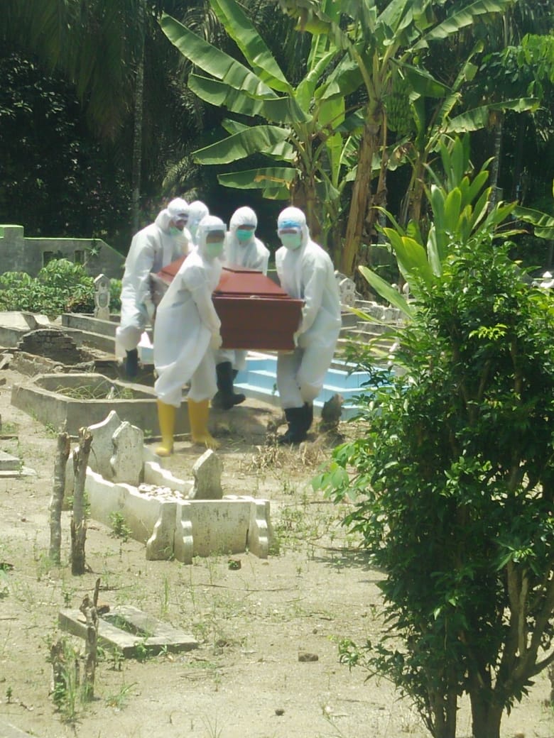 Berstatus PDP Covid-19, Warga Balikpapan Meninggal Dimakamkan di Galang