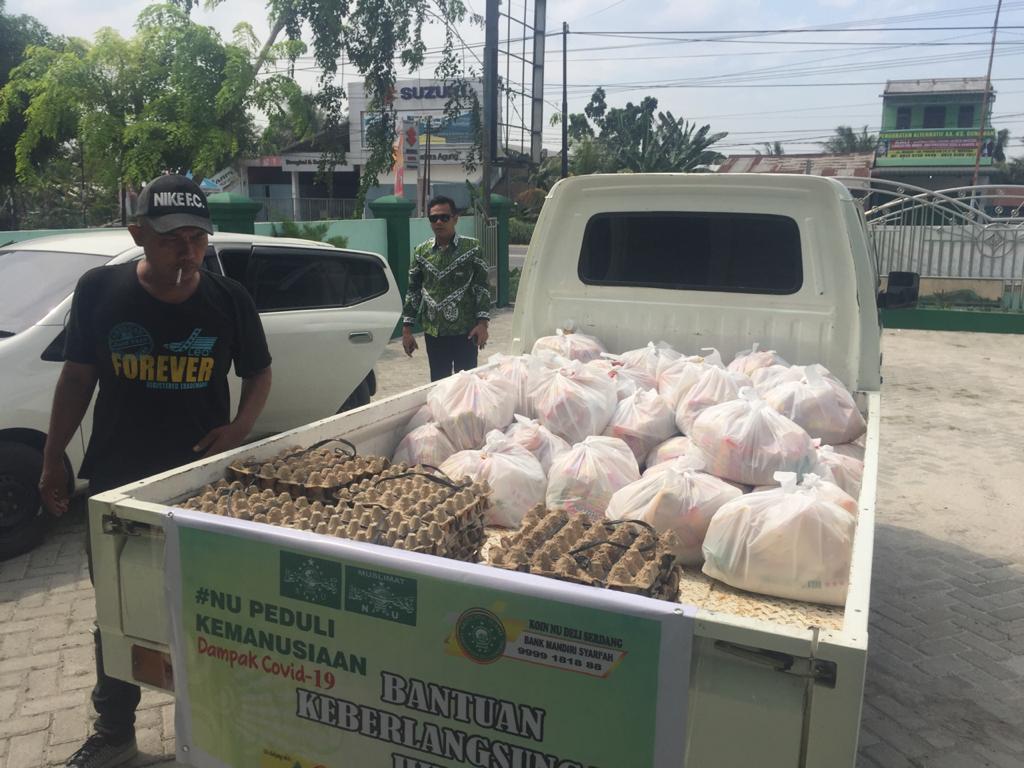 Koin NU Deli Serdang, Salurkan Bantuan kepada Masyarakat Jelang Ramadan