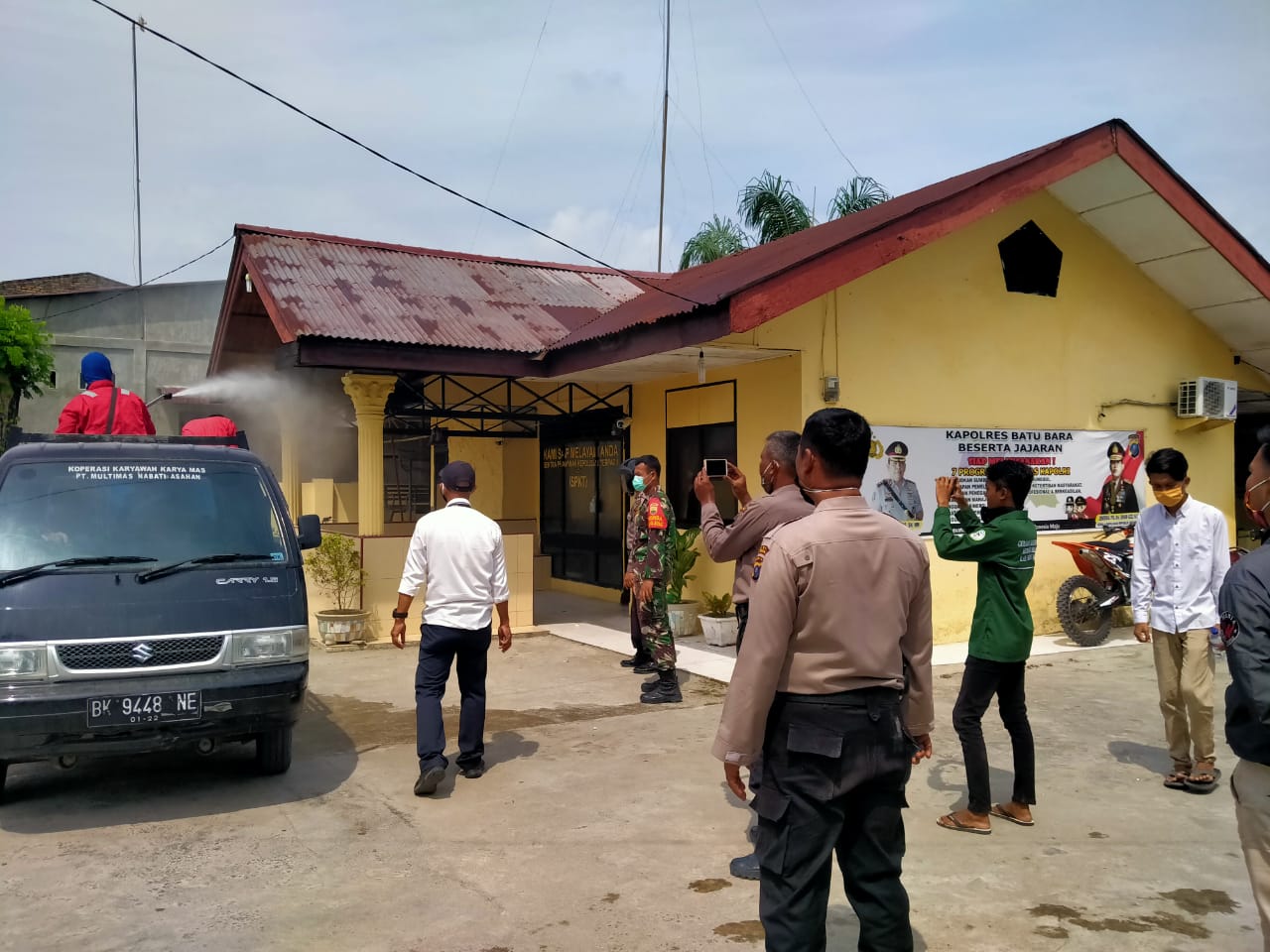 Aksi Heroik PT MNA, Beraksi Cegah Covid- 19 di Medang Deras