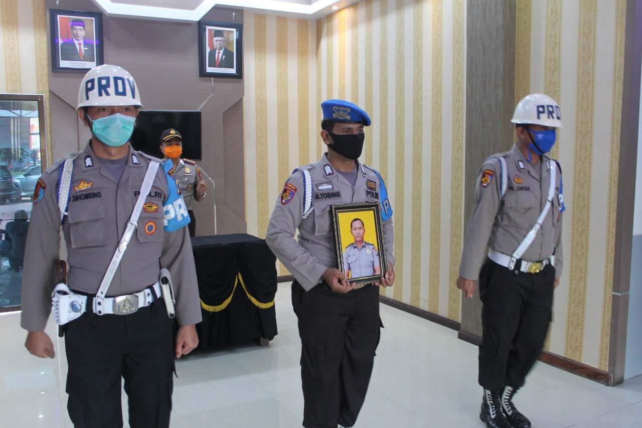 Kapolresta Deli Serdang, Pimpin Upacara PTDH Terhadap Satu Orang Personilnya