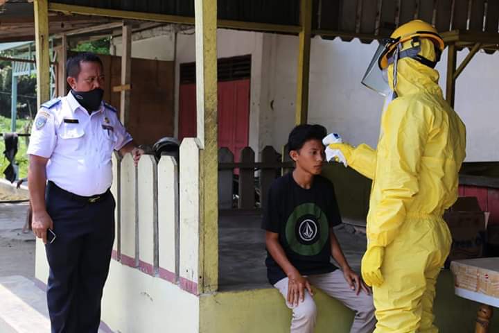 Dishub Awasi Masyarakat Yang Keluar Masuk Labuhanbatu