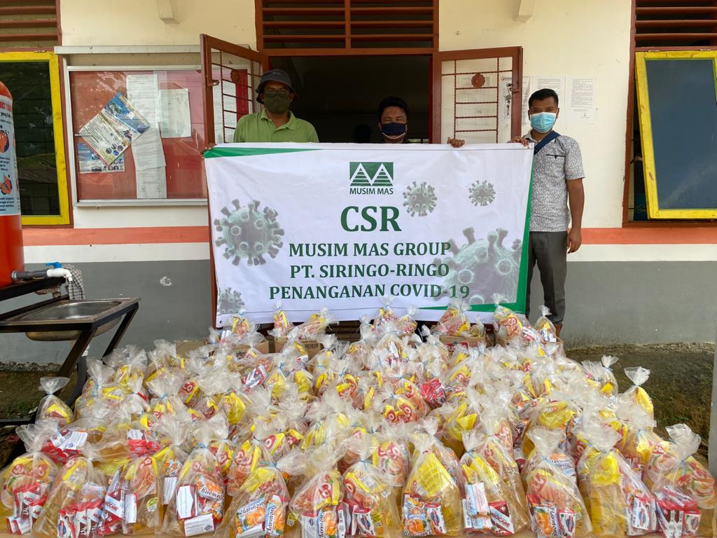 PT Siringo-ringo Rantauprapat, Berikan 500 Paket Produk Musim Mas kepada Masyarakat