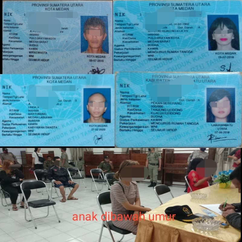 Razia Hiburan Malam, Forkopimda Amankan Empat Warga Luar, Satu Warga Labuhanbatu