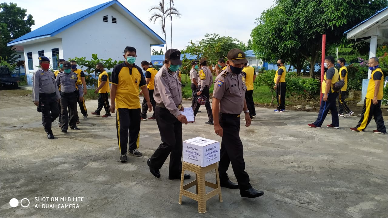 Polsek Namo Rambe, Kumpulkan Dana dengan Jarak 2 Meter untuk Bantu Masyarakat 