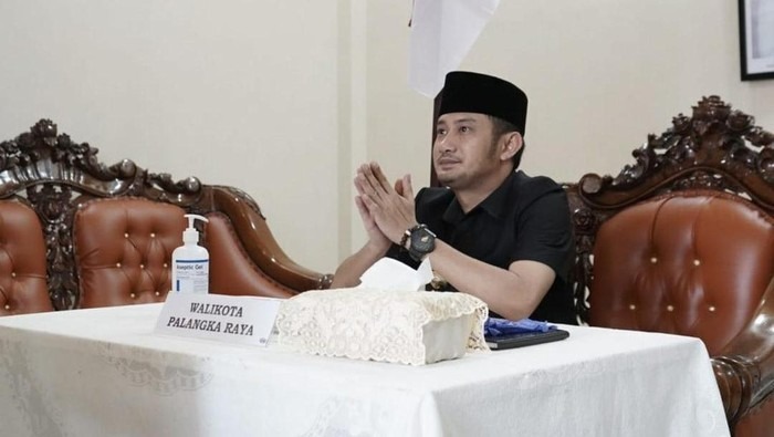Tak Ada Gejala, Walikota Palangka Raya Positif Corona