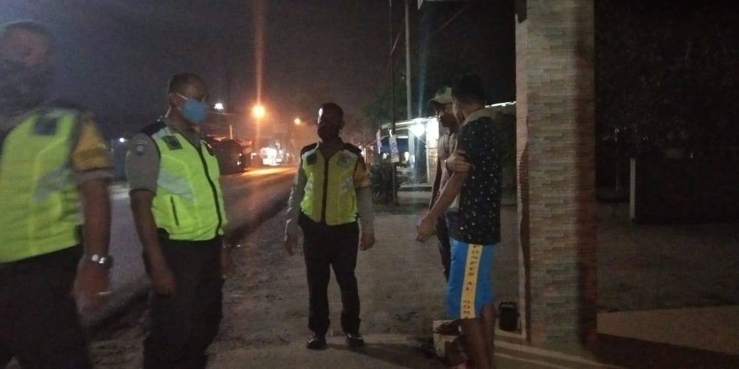 Antisipasi Covid-19 di Bulan Ramadhan, Polsek Pagar Merbau Laksanakan Patroli Subuh
