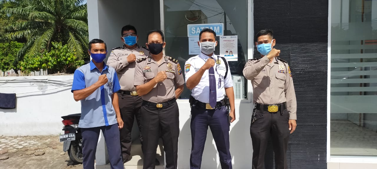Polresta Deli Serdang, Tanpa Henti Sosialisasikan Pencegahan Covid-19 di BRI