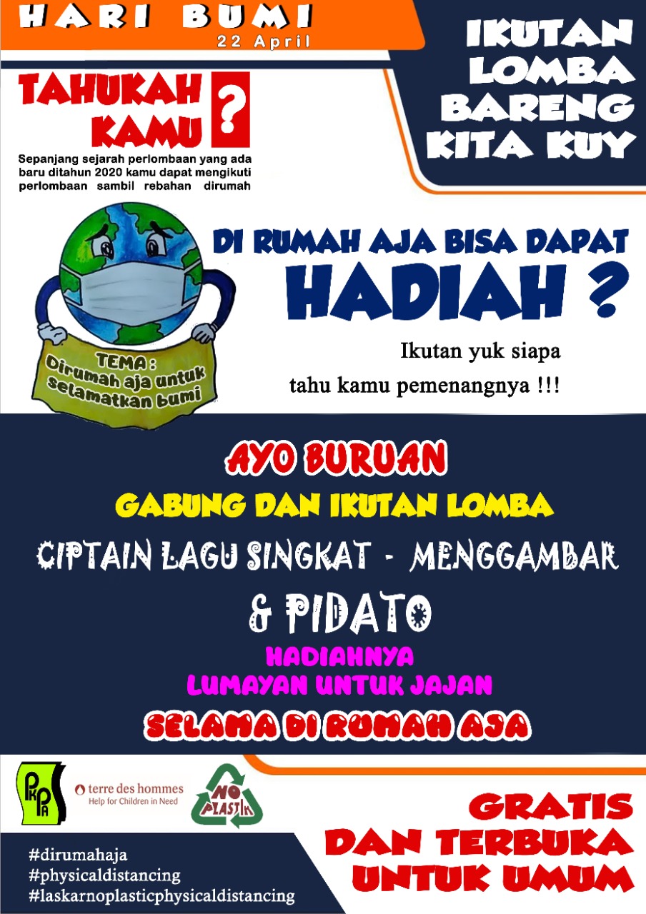 Di Rumah Aja Selamatkan Bumi