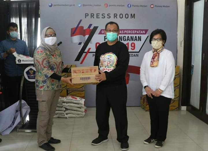 Pemko Medan Terima Bantuan dari PT Tirta Lyonnaise 