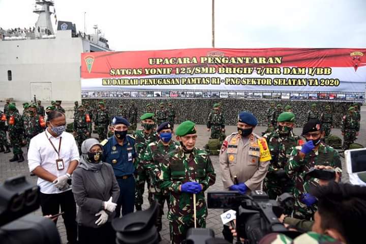 Pasukan Yonif 125 Menuju Merauke, Berharap Tugas Berat TNI Jadi Inspirasi