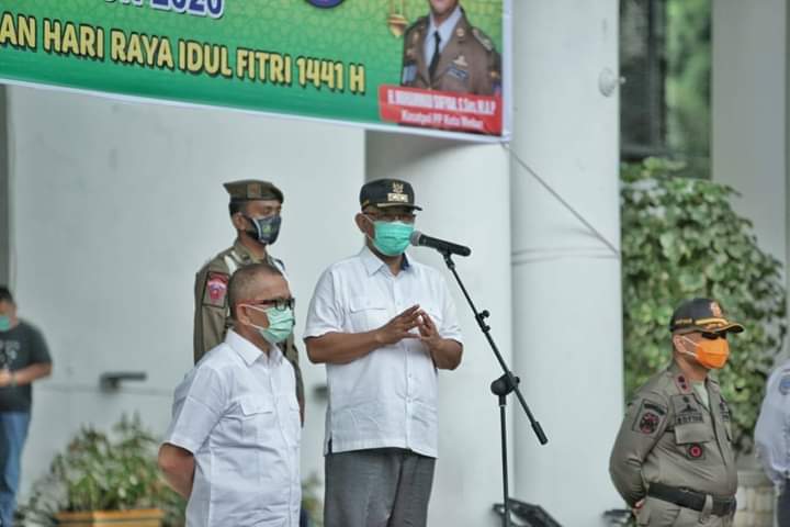 Akhyar Instruksikan Satpol PP Kota Medan Cegah Kerumunan Masyarakat