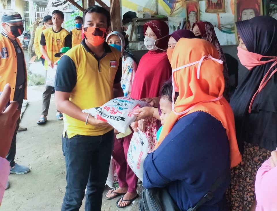 Partai Hanura Medan Barat, Memberikan Tali Asih kepada Rakyat Terdampak Covid-19