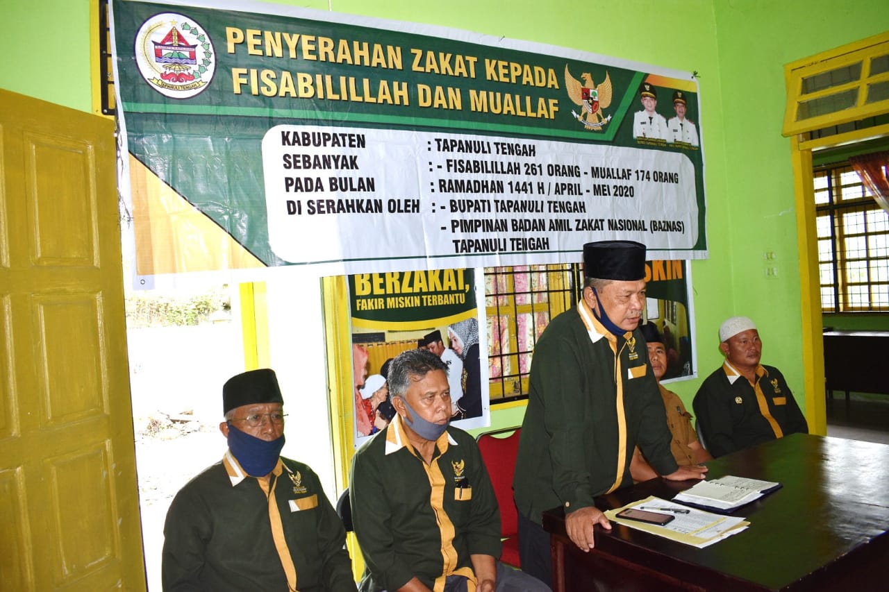 BAZNAS Salurkan Zakat Di 18 Kecamatan, Bupati Tapteng Salurkan Zakat Harta Di 2 Kecamatan