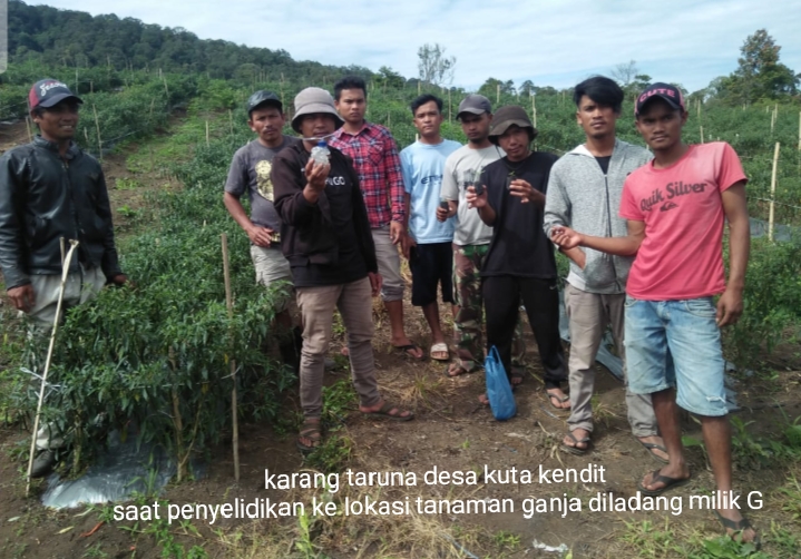 Karang Taruna Desa Kuta Kendit, Amankan Seorang Pengedar Sabu