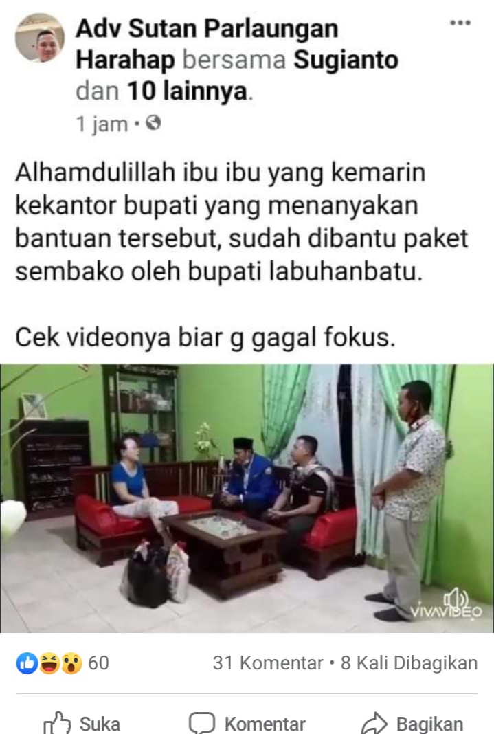 Nama Baiknya Dicemarkan Warga Net, IRT Di Labuhanbatu Ngadu ke Polisi