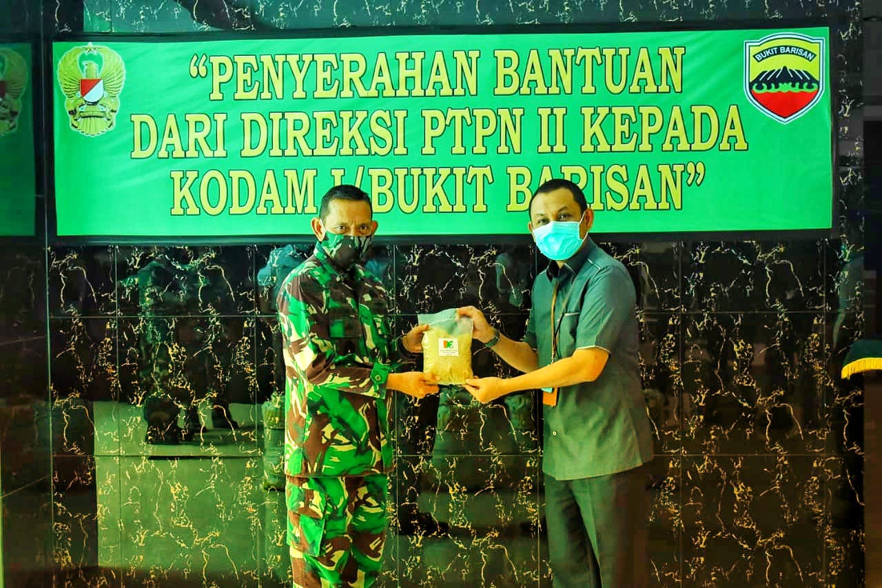 PTPN II, Salurkan Program CSR ke Kodam I BB